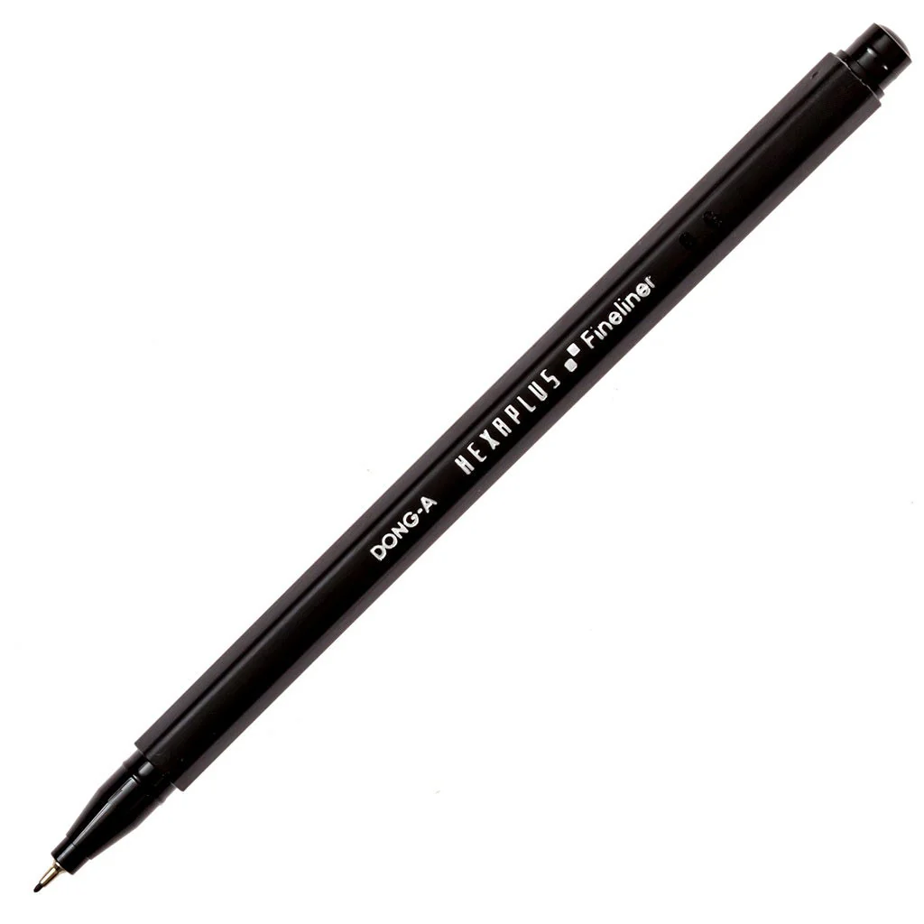 DONG-A Hexaplus Fineliner Pen, 0.4mm (5 Color Set) - Image 6